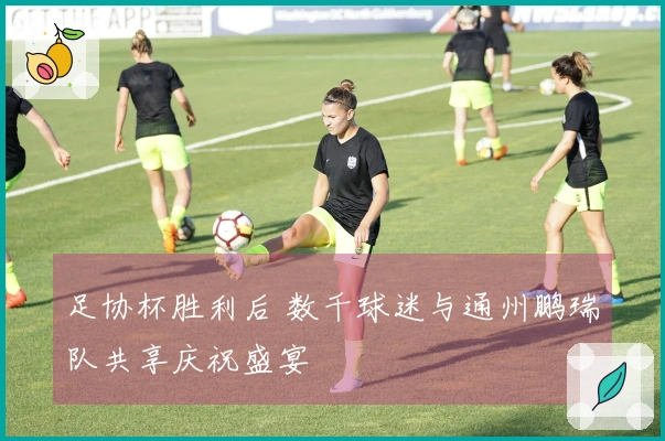 足协杯胜利后 数千球迷与通州鹏瑞队共享庆祝盛宴